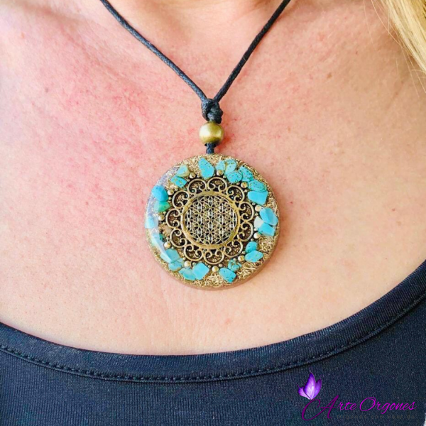 Orgonite Necklace Sacred Geometry