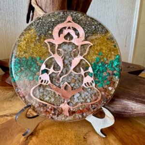 Plato de Orgon Transmutador con Ganesha