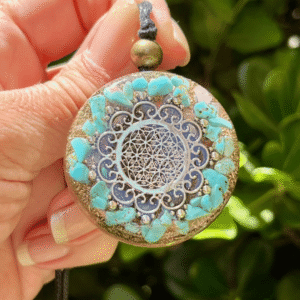 Collar de Orgonita Flor de la Vida