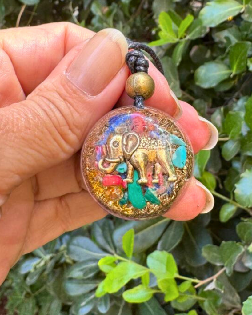 Collar Orgon Elefante 7 Chakras