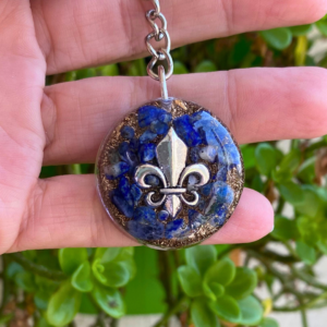 llavero orgon flor de lis