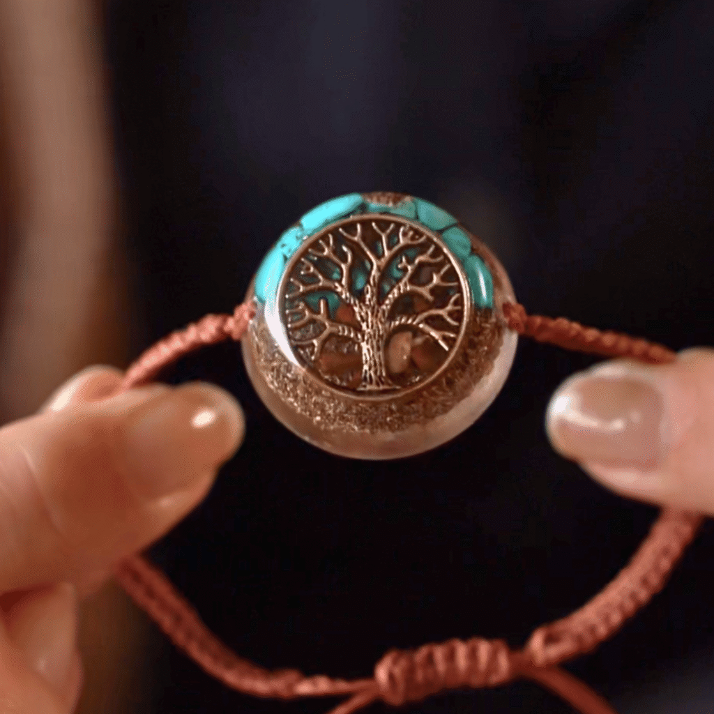 orgon pulsera amuleto de protección