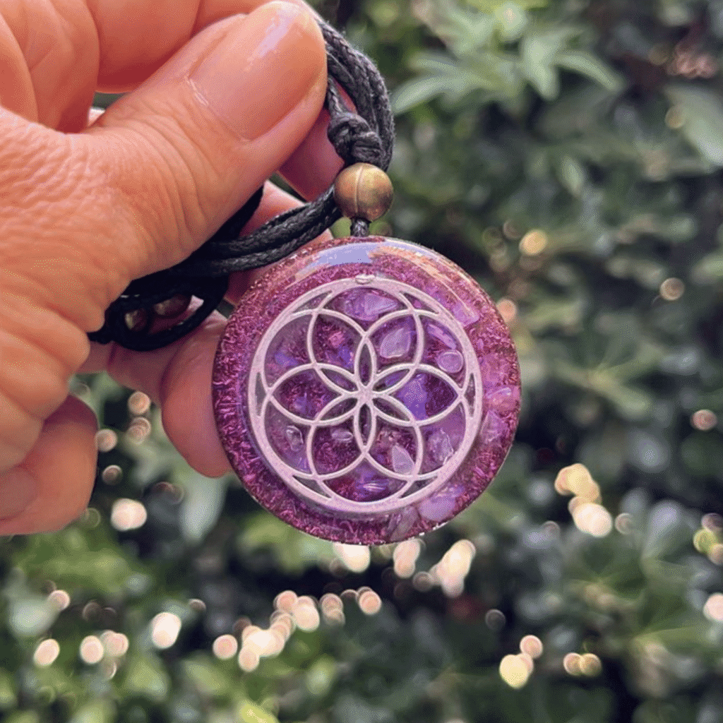orgone necklace pendant for woman