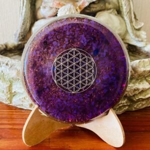 Plato Orgon Flor de la Vida