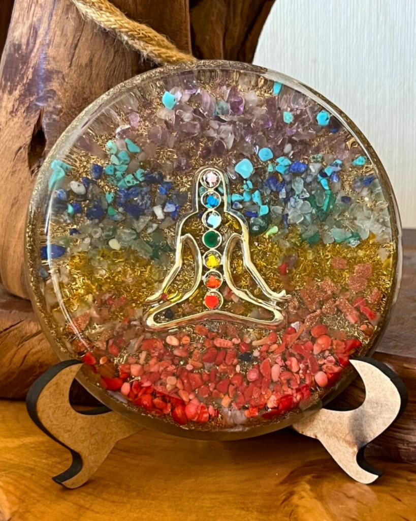 Plato Orgón 7 Chakras
