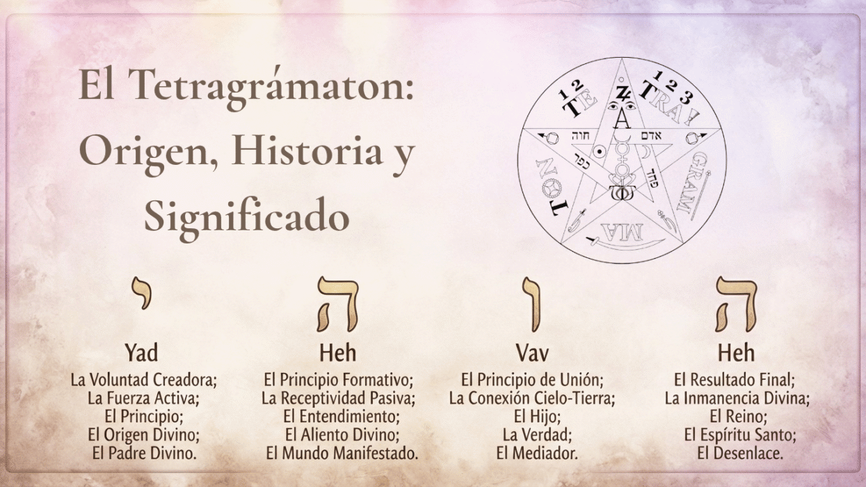 Las Cuatro Letras: Yod-He-Vav-He Cada una de las cuatro letras hebreas que componen el Tetragrámaton lleva en sí un universo de significado